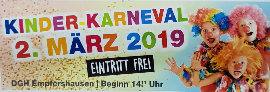 Kinderkarneval 2019